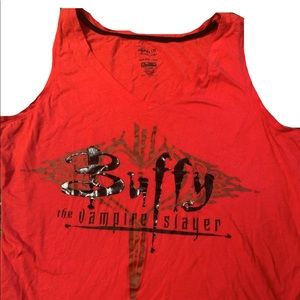 Red Buffy the Vampire Slayer Tank
